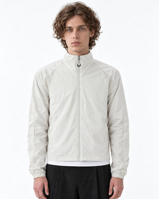 Stand-Collar Zip Jacket
