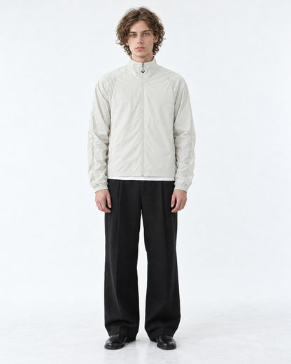 Stand-Collar Zip Jacket