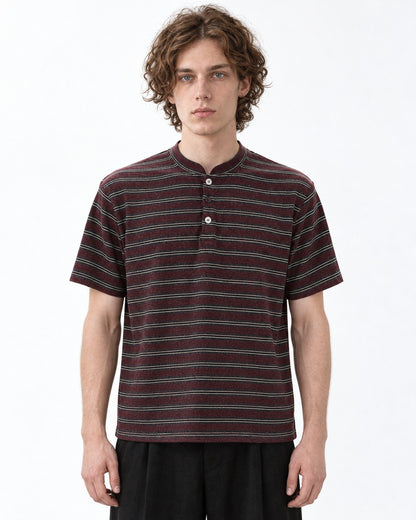 Striped Henley Top