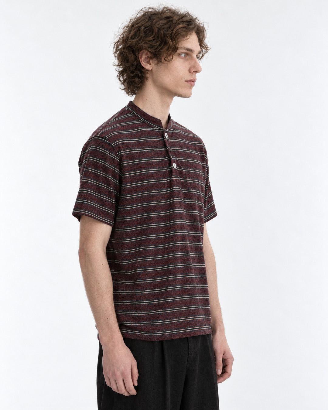 Striped Henley Top