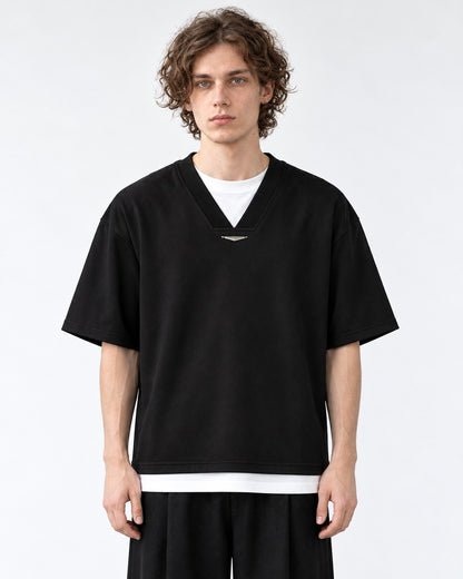 Layered-Look V-Neck Tee