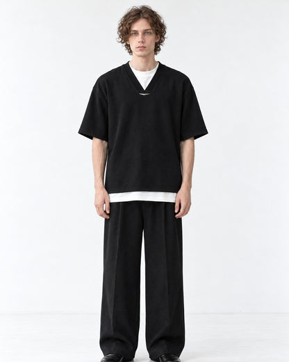 Layered-Look V-Neck Tee
