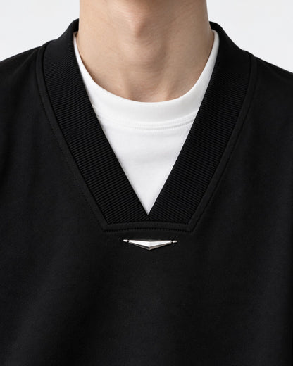 Layered-Look V-Neck Tee