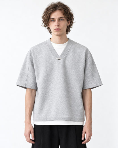 Layered-Look V-Neck Tee