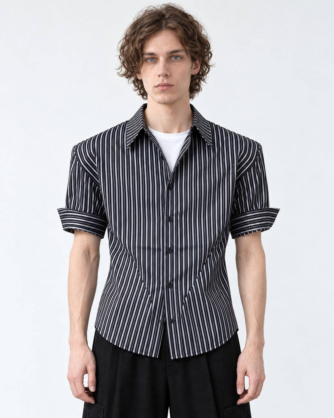Striped Short Sleeve Shirt