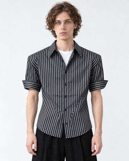 Striped Short Sleeve Shirt