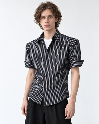 Striped Short Sleeve Shirt