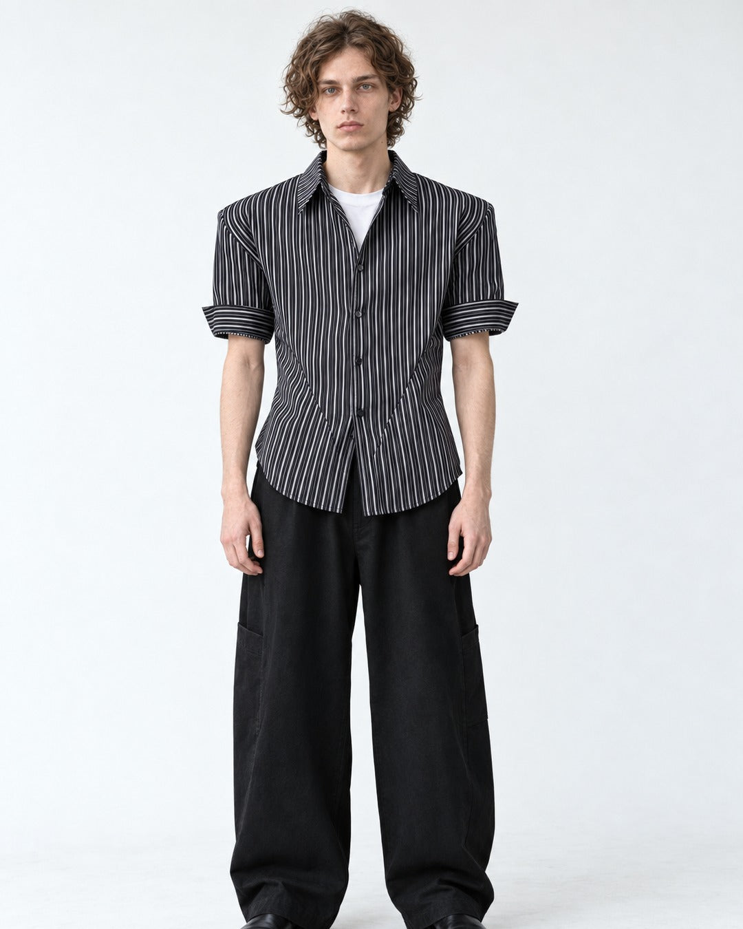 Striped Short Sleeve Shirt