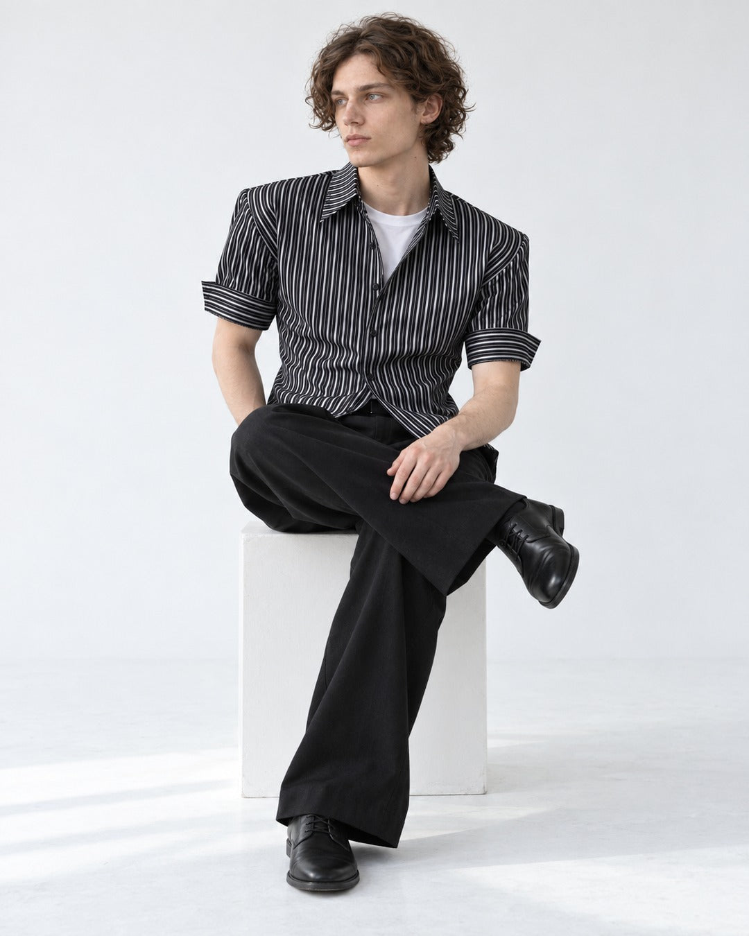 Striped Short Sleeve Shirt