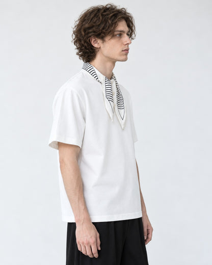 Tie-Neck Short Sleeve Tee