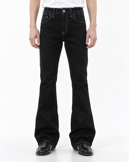 Slightly Flared Denim Jeans