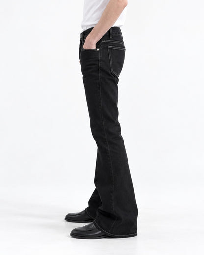 Slightly Flared Denim Jeans
