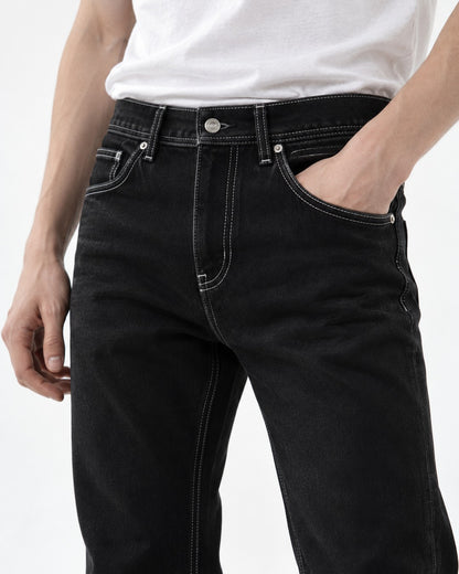 Slightly Flared Denim Jeans