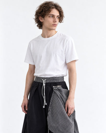 Double Waistband Wide-Leg Pants