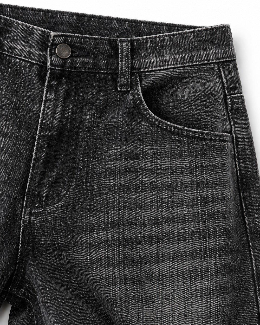 Streak-Fade Wide-Leg Jeans