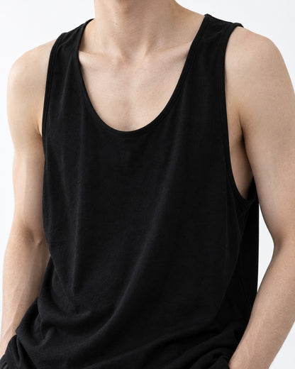 Relaxed Scoop-Neck Tank Top