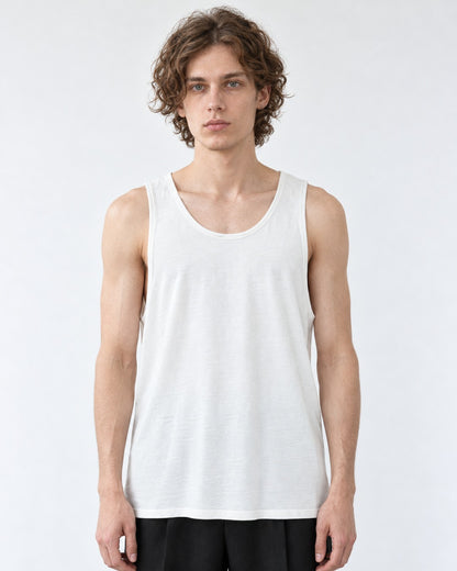 Relaxed Scoop-Neck Tank Top