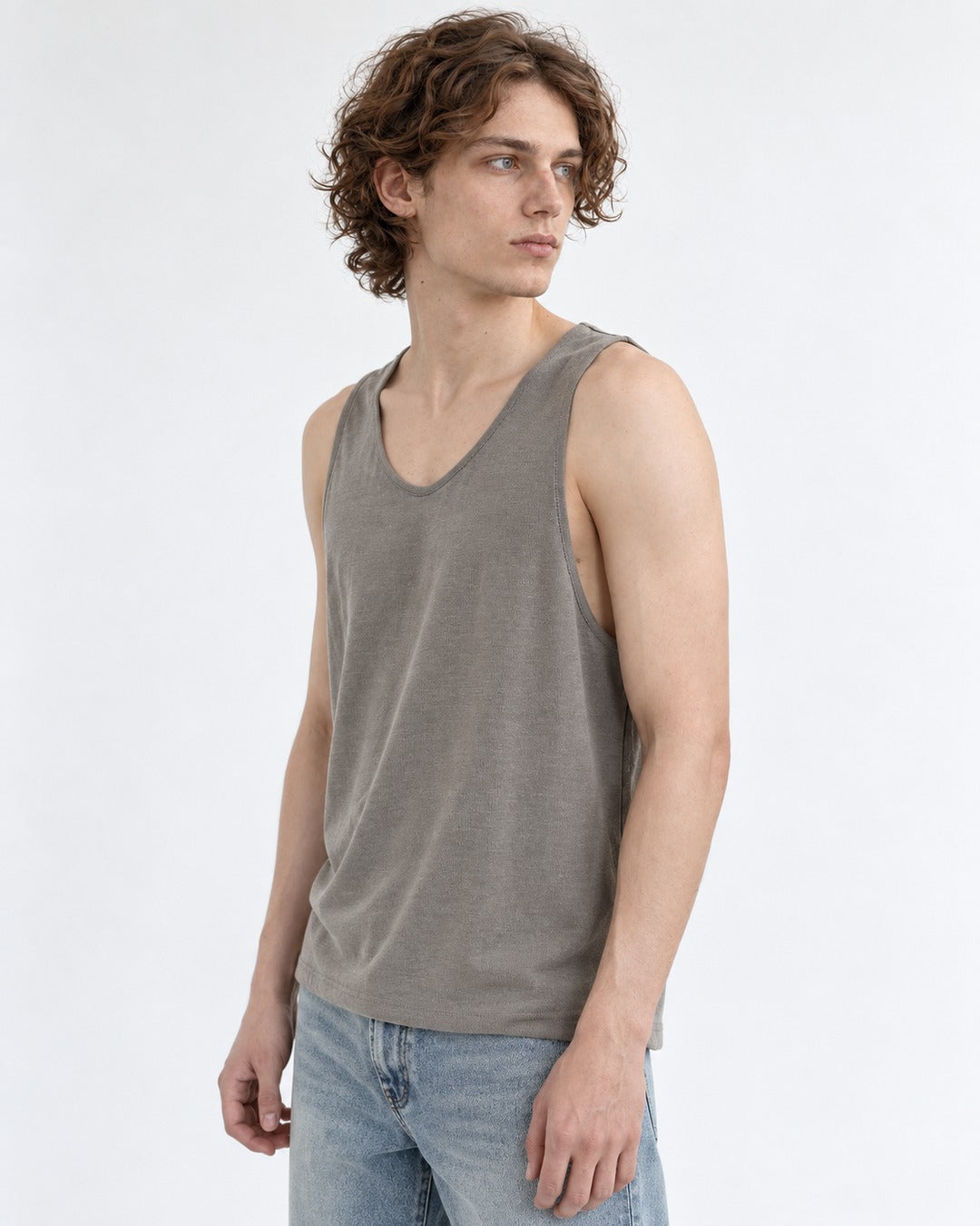 Relaxed V-Neck Tank Top