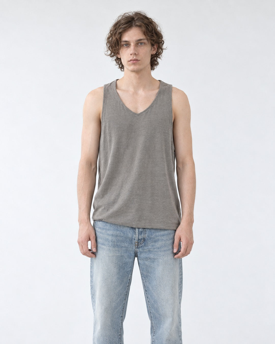 Relaxed V-Neck Tank Top