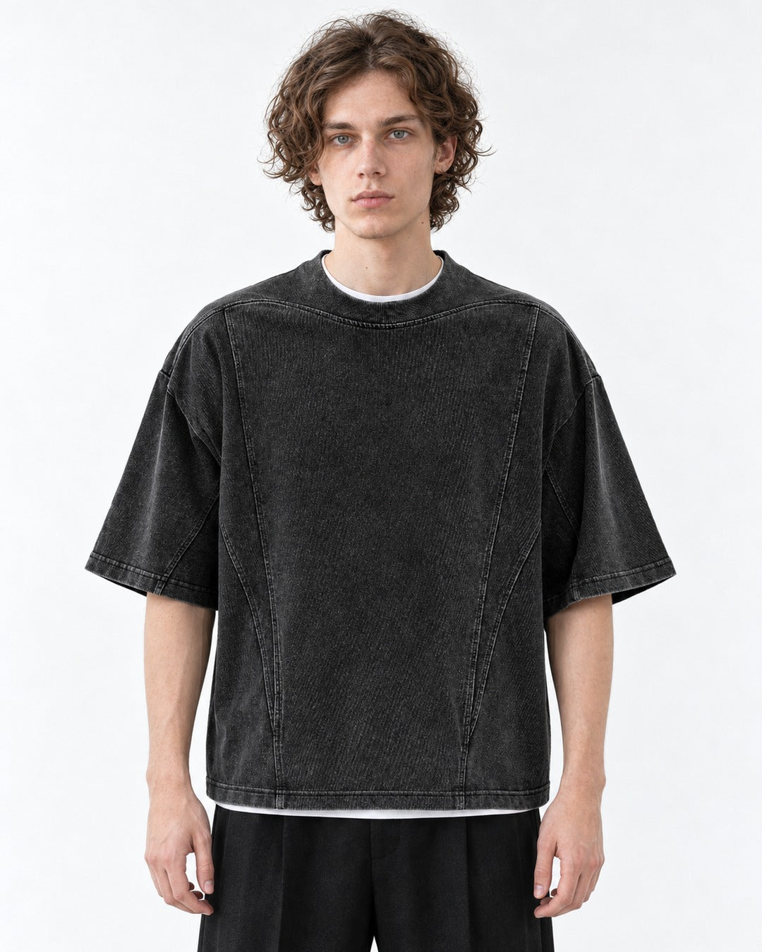 Washed Raglan-Seam Tee