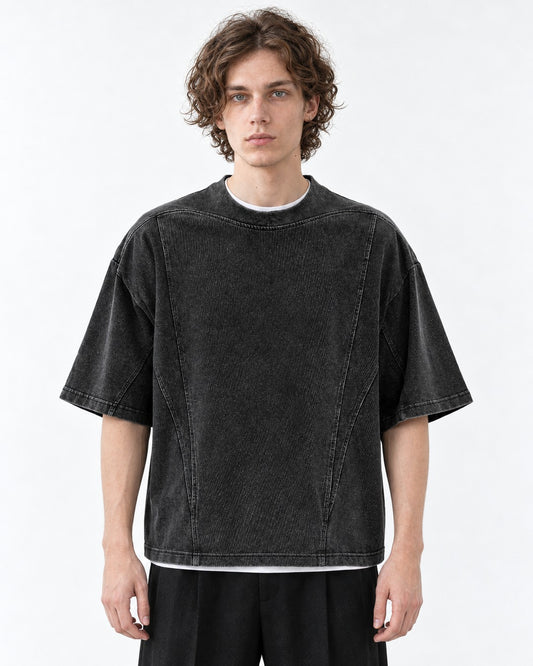 Washed Raglan-Seam Tee