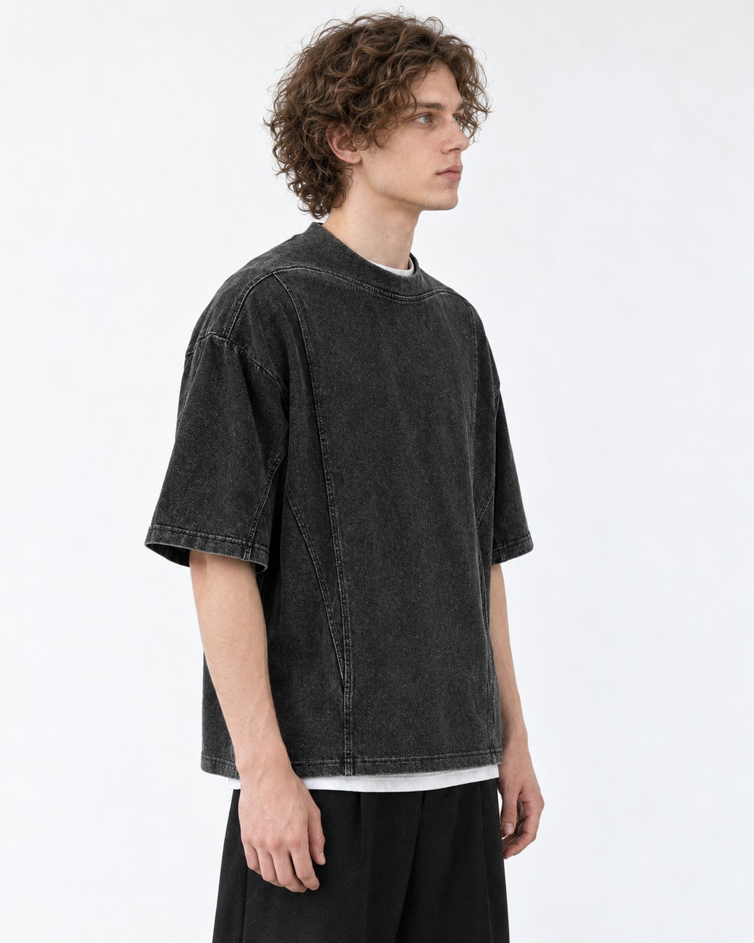 Washed Raglan-Seam Tee