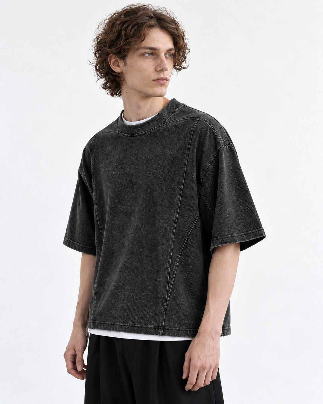 Washed Raglan-Seam Tee