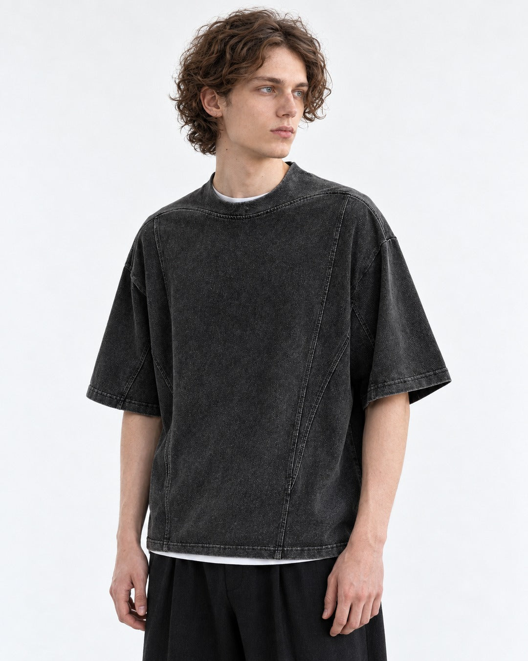 Washed Raglan-Seam Tee
