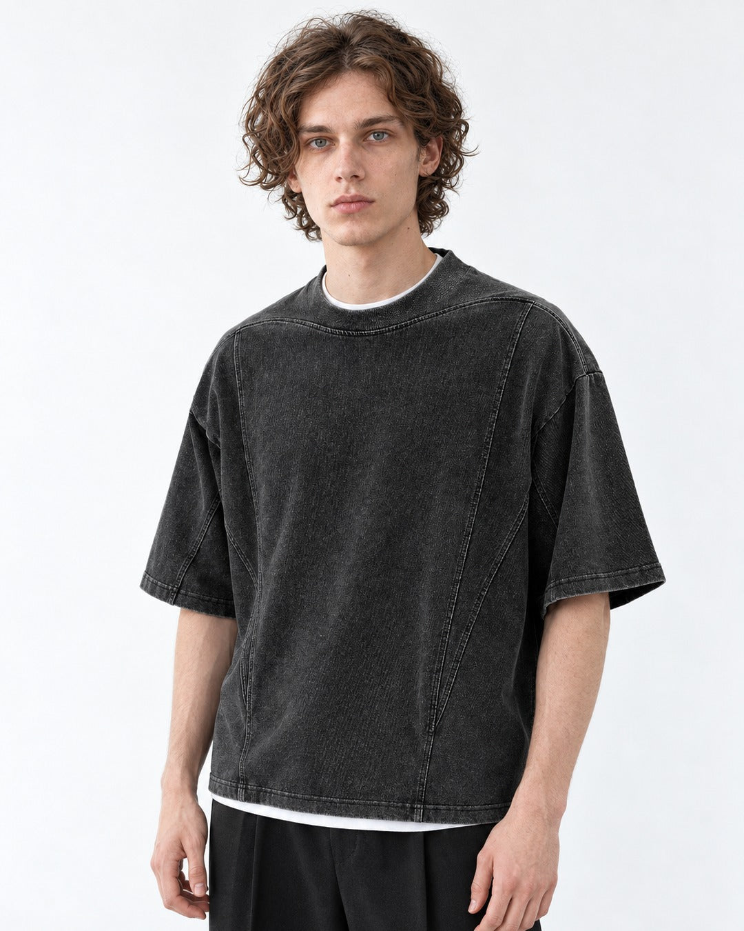 Washed Raglan-Seam Tee