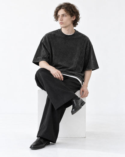 Washed Raglan-Seam Tee