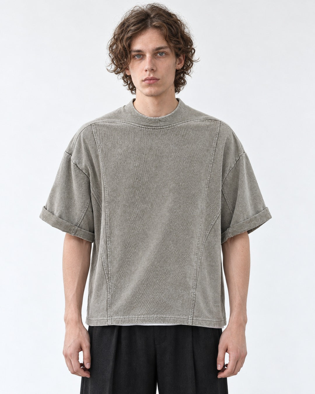 Washed Raglan-Seam Tee