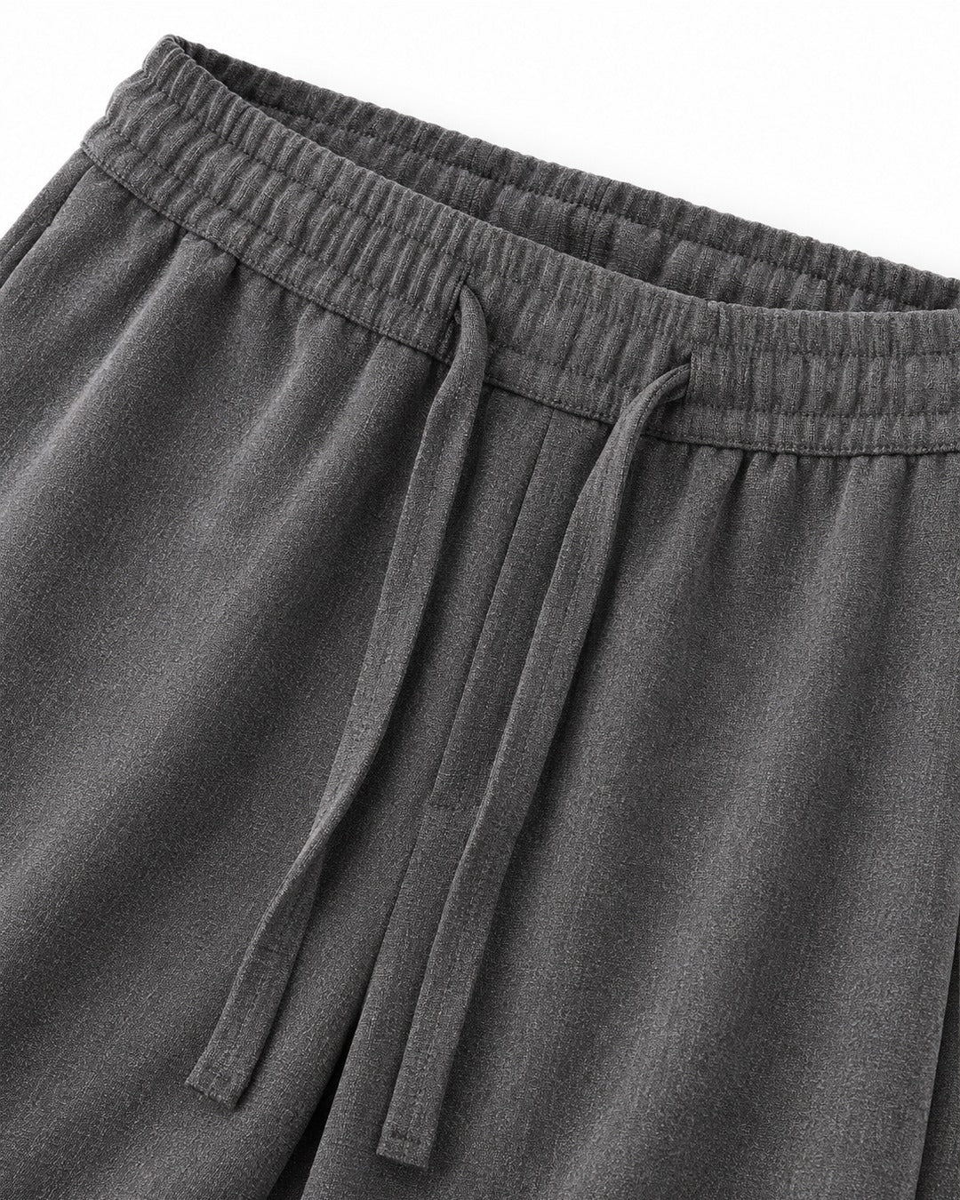 Drawstring Elastic-Waist Wide-Leg Pants