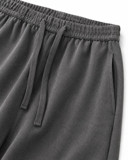 Elastic Drawstring Wide-Leg Pants