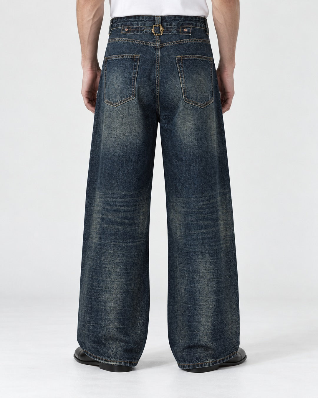 Bootcut Whisker-Fade Jeans