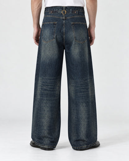 Bootcut Whisker-Fade Jeans