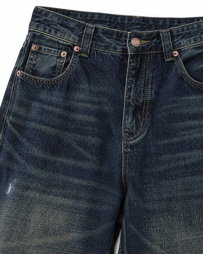 Bootcut Whisker-Fade Jeans