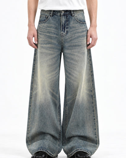 Tonal-Fade Flare Jeans