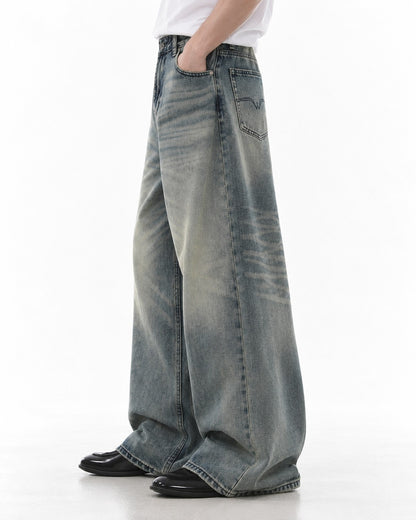 Tonal-Fade Flare Jeans