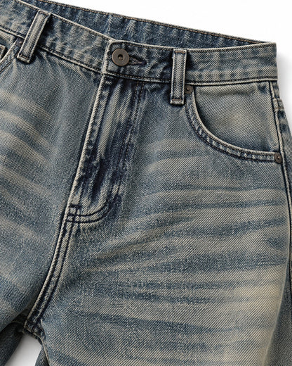 Tonal-Fade Flare Jeans