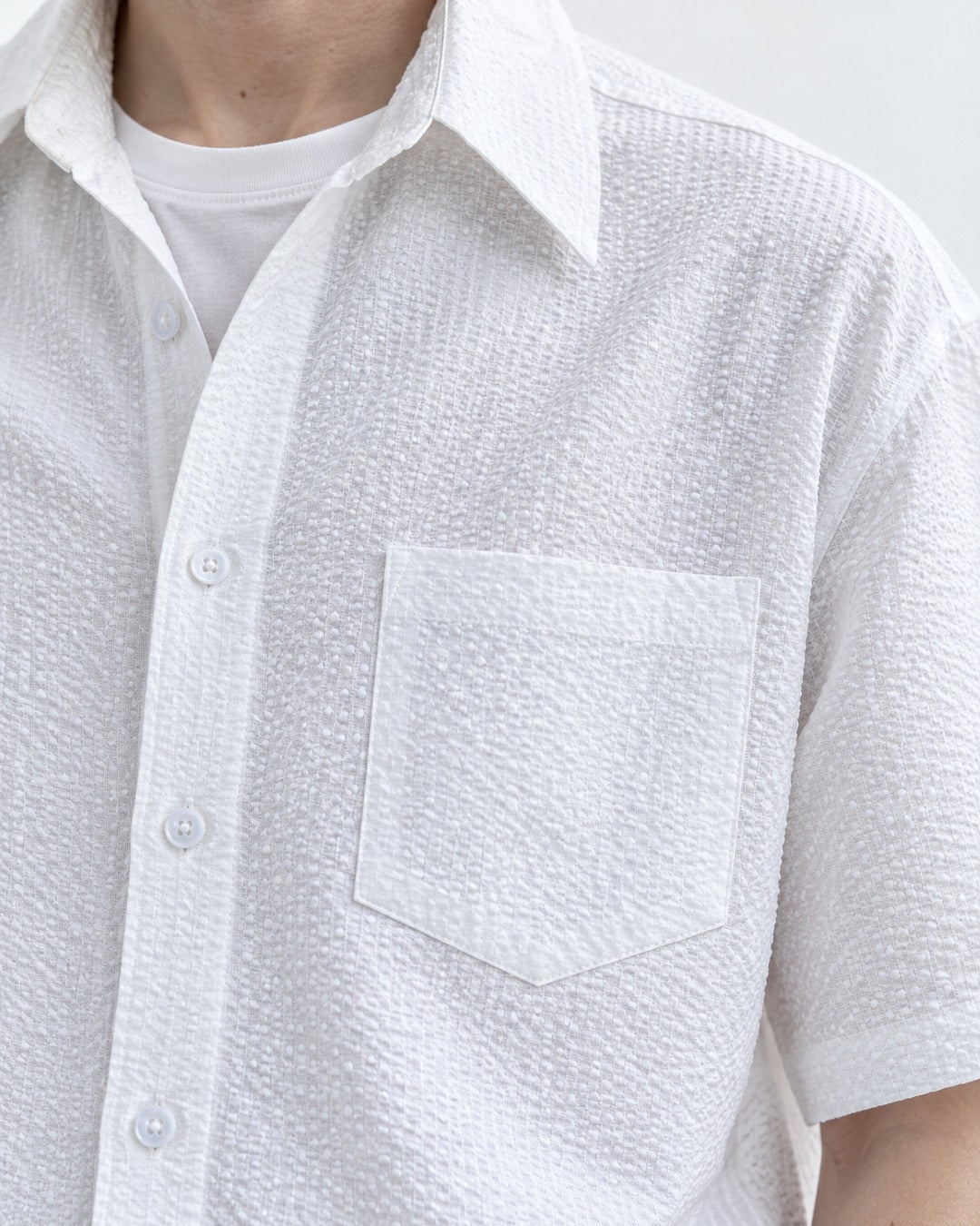 Chest-Pocket Short-Sleeve Shirt