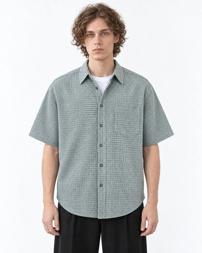 Chest-Pocket Short-Sleeve Shirt