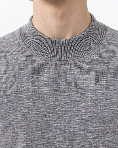Mock-Neck Knit Top
