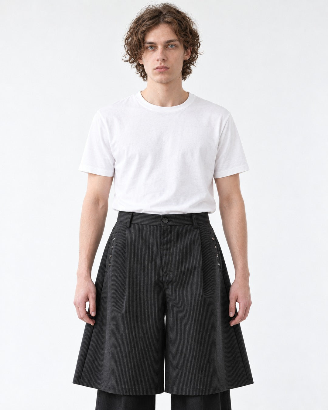 Wide-Leg Shorts