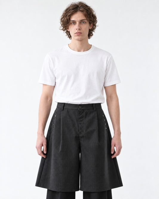 Wide-Leg Shorts