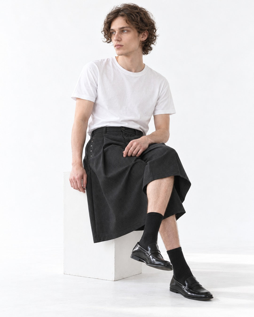 Wide-Leg Shorts