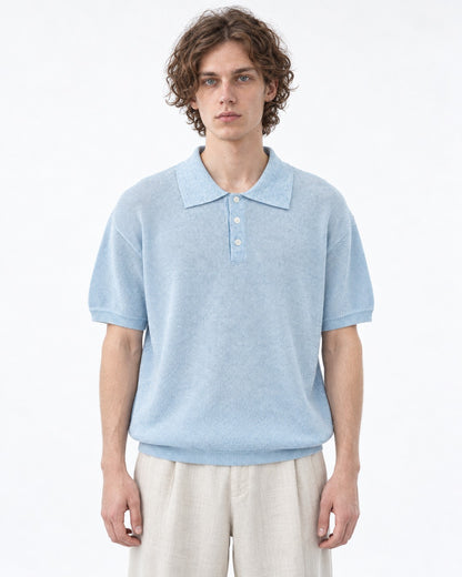 Knit Polo Shirt