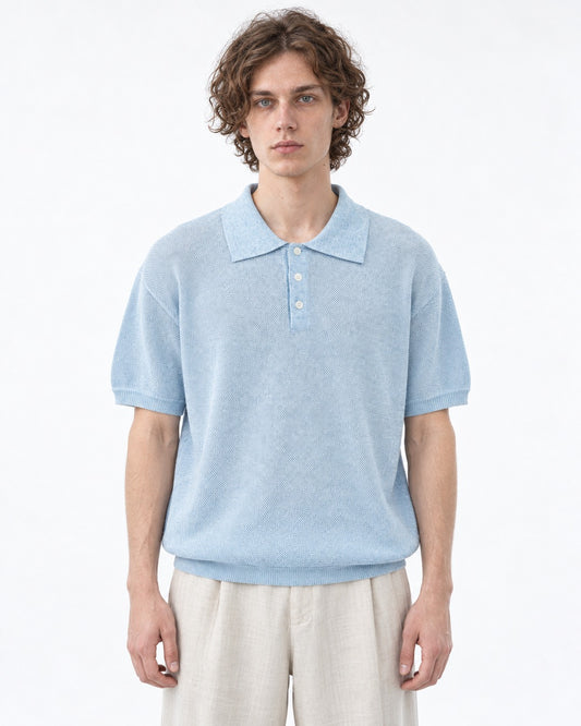 Knit Polo Shirt