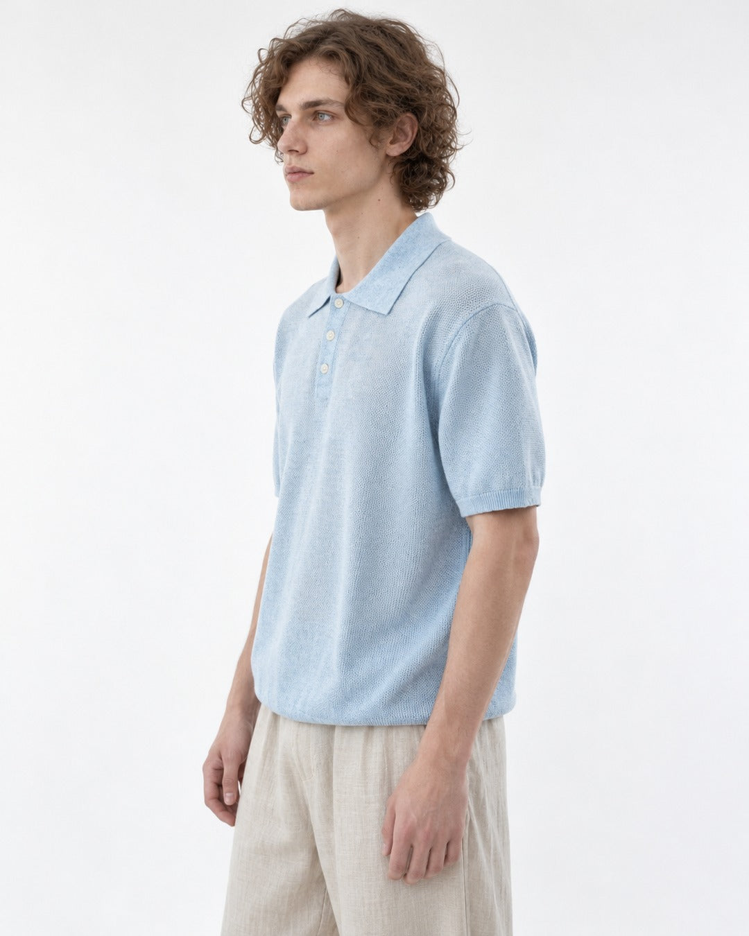 Knit Polo Shirt