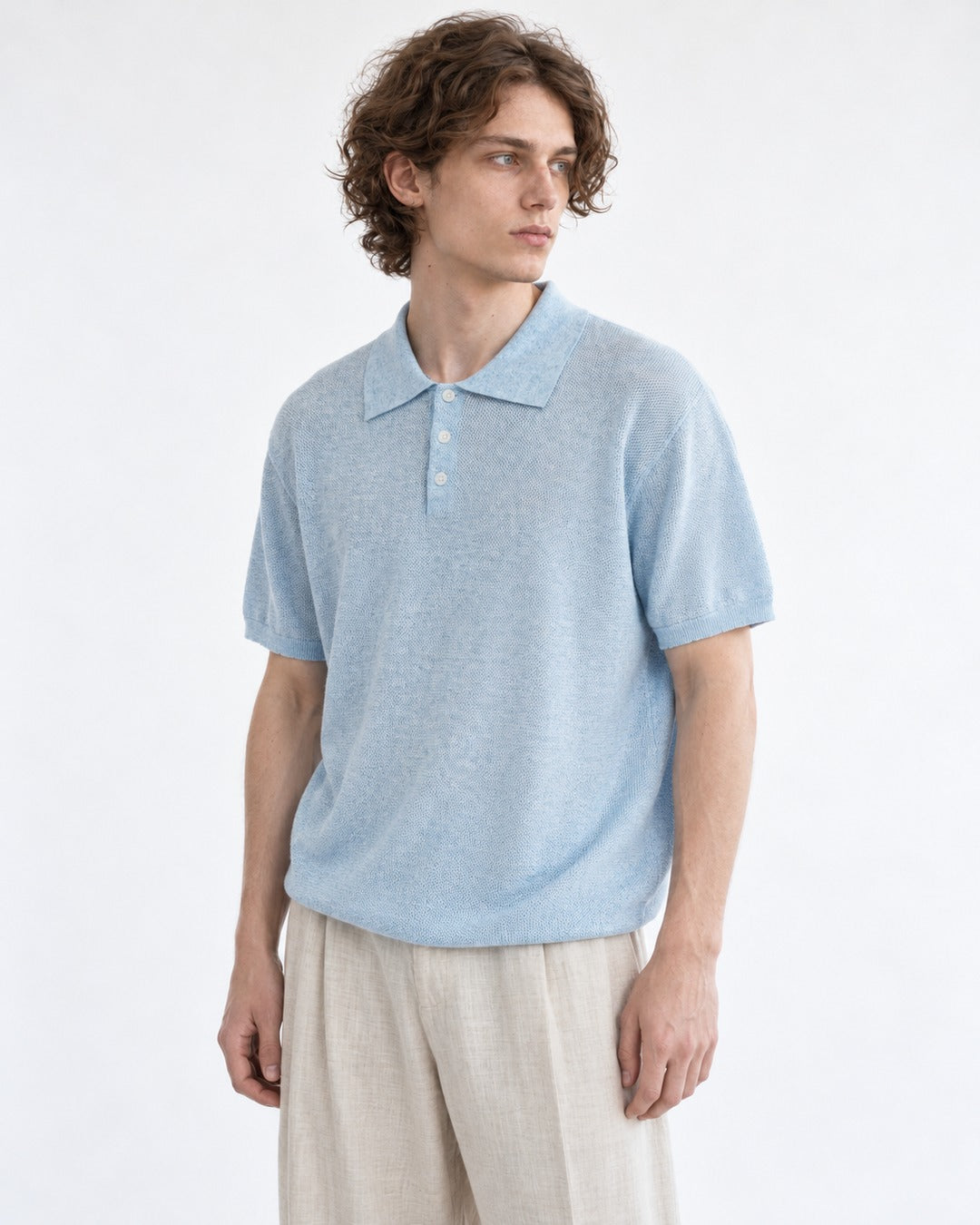 Knit Polo Shirt