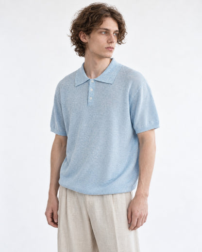 Knit Polo Shirt